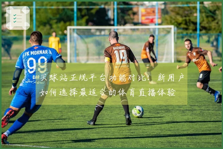 买球站正规平台功能对比：新用户如何选择最适合的体育直播体验